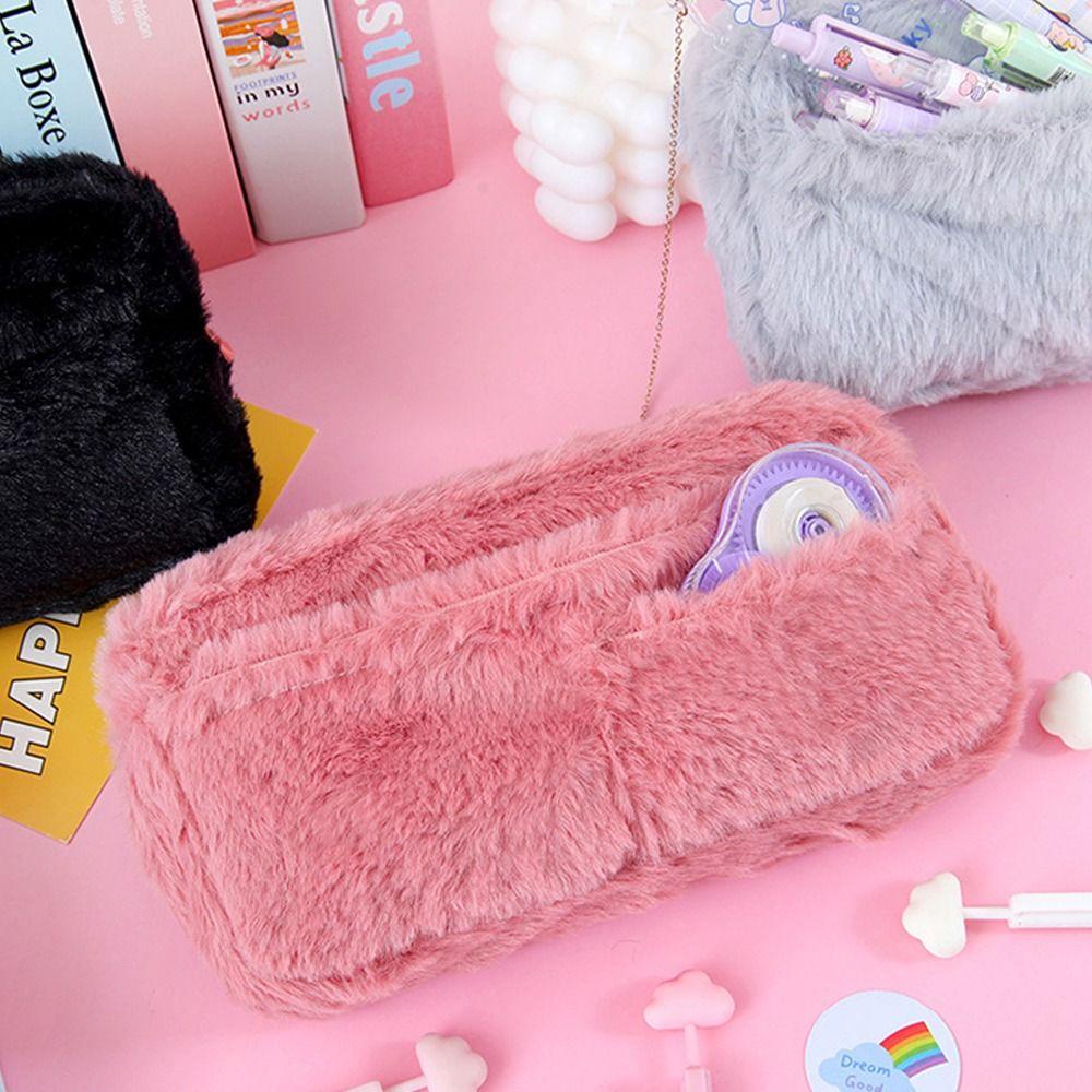 YANGMING Túi Đựng Bút Chì / Mỹ Phẩm Bằng Vải Mềm Sức Chứa Lớn Tiện Dụng Mang Theo Du
