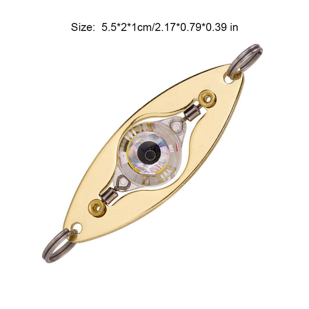 Mồi Câu Cá Giả Mini Bằng Nhựa Hình Con Mực Phát Quang Có Thể Xoay Được