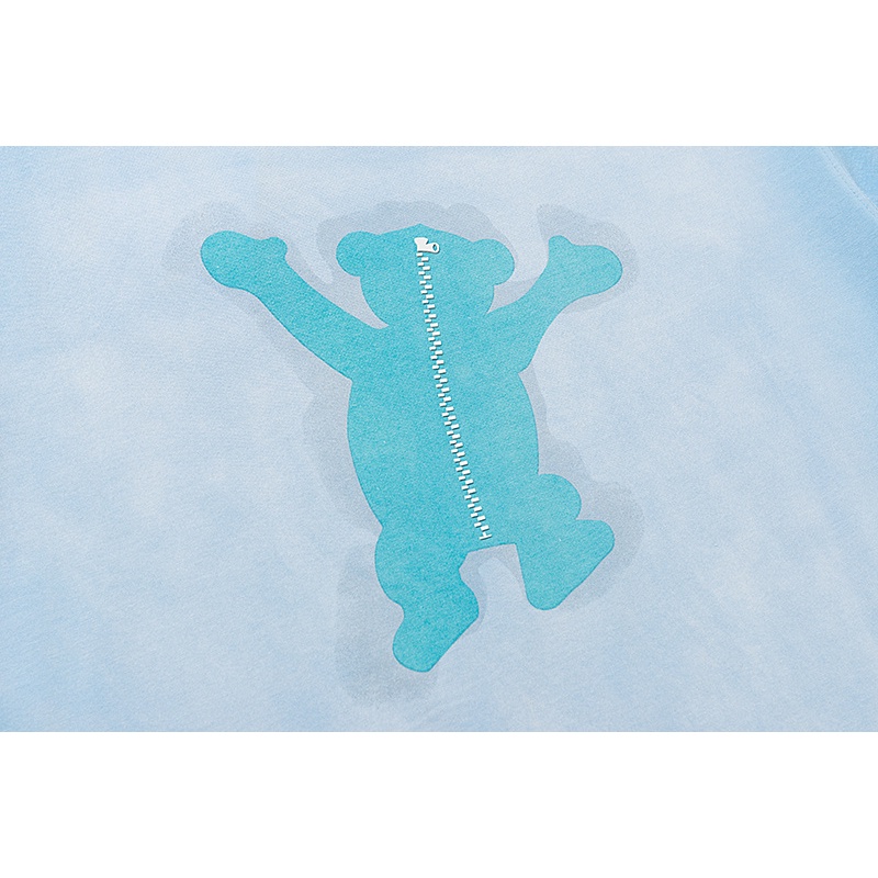 Áo Thun Tay Ngắn WE-11DONE Họa Tiết Bầu Trời Xanh Cho Nam Và Nữ # 2142# Mô Hình Đồ Chơi Nhân Vật Hoạt Hình Đáng Yêu