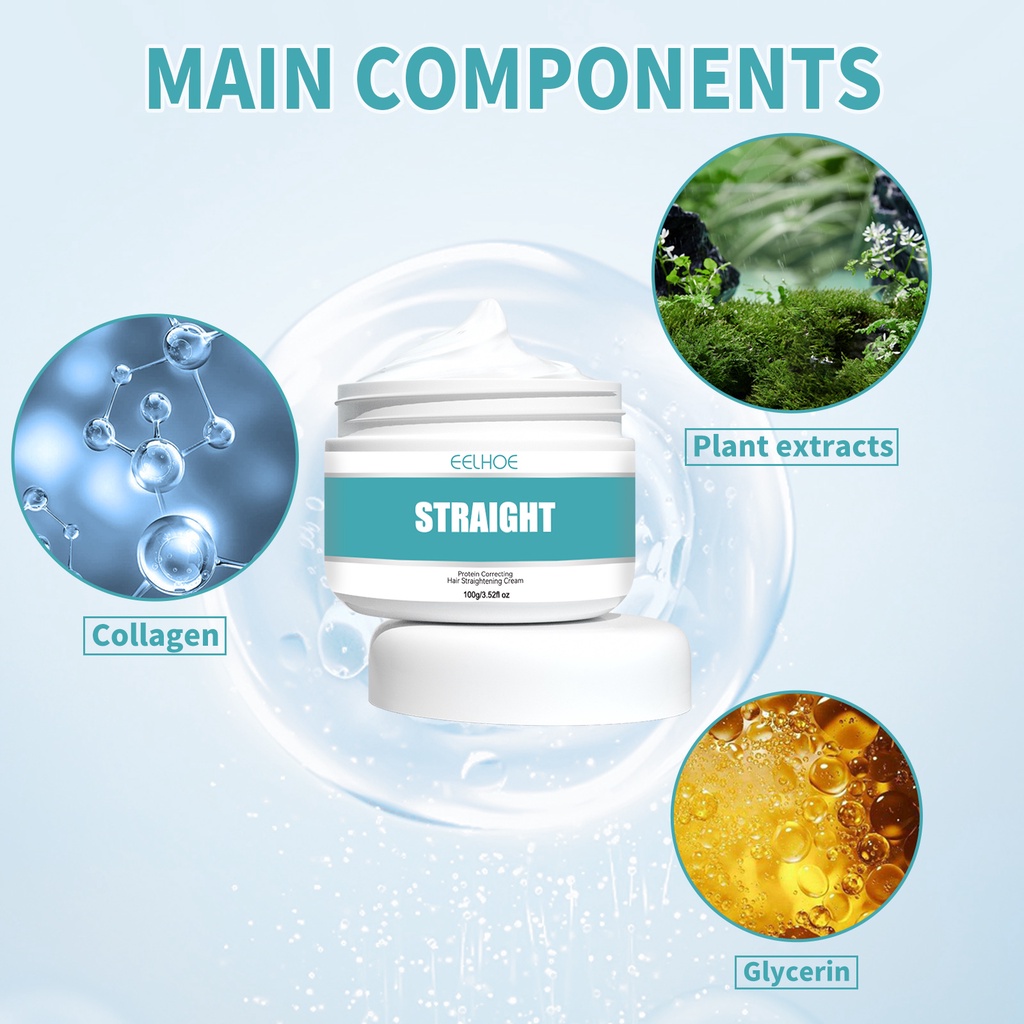 Kem dưỡng tóc LEWEDO làm thẳng collagen giúp tóc mềm mượt hơn 100g
