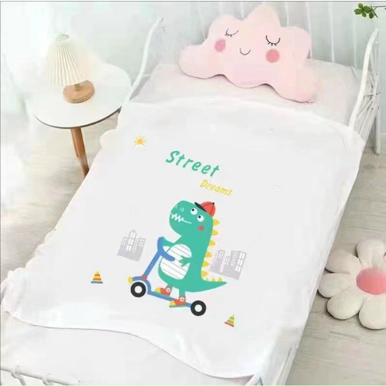 [MKB GIFT] Quà tặng từ thương hiệu Chilux Chăn mùa hè cho bé, mềm mịn, màu trung tính