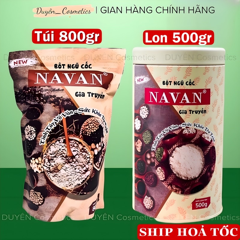 Ngũ cốc lợi sữa navan 7 loại đậu 800gr