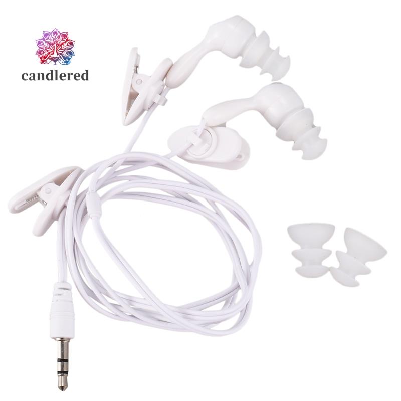 Tai Nghe Nhét Tai Chống Nước Màu Trắng Cho MP3 MP4