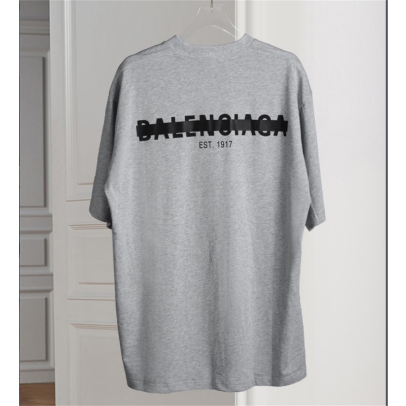 Áo Thun Cotton Tay Ngắn In Chữ BAL & N Thời Trang Cho Cặp Đôi