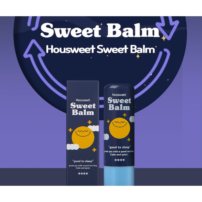 Dầu massage cho bé dạng thỏi HOUSWEET Sweet Balm 4.3g ngừa nghẹt mũi GOMI Flagship Store