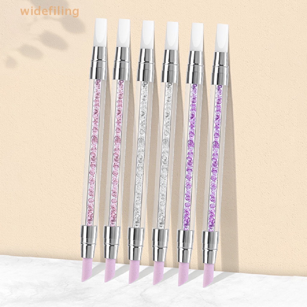 1 Cây Bút Silicone Hai Đầu Đính Đá Trang Trí Móng Tay Nghệ Thuật