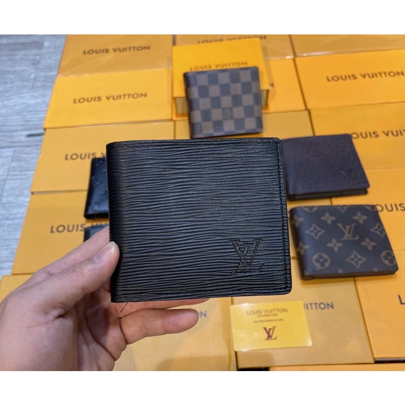 Ví gập nam Lv, gucci có sẵn
