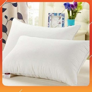 Ruột gối nằm 45cmx65cm bông gòn trắng tinh, ruột gối đầu trắng cao cấp có khóa kéo tiện lợi (Giá xưởng may)