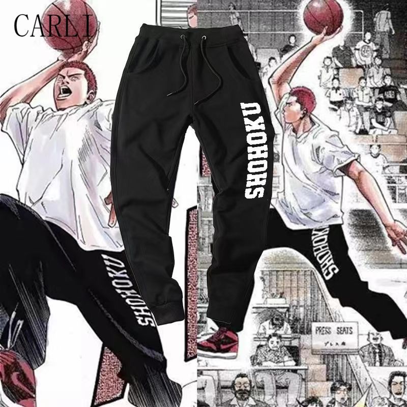 Sam slam dunk Quần Thể Thao Bóng Rổ cotton Nguyên Chất xiangbei sakuragi road rukawa Kaiede
