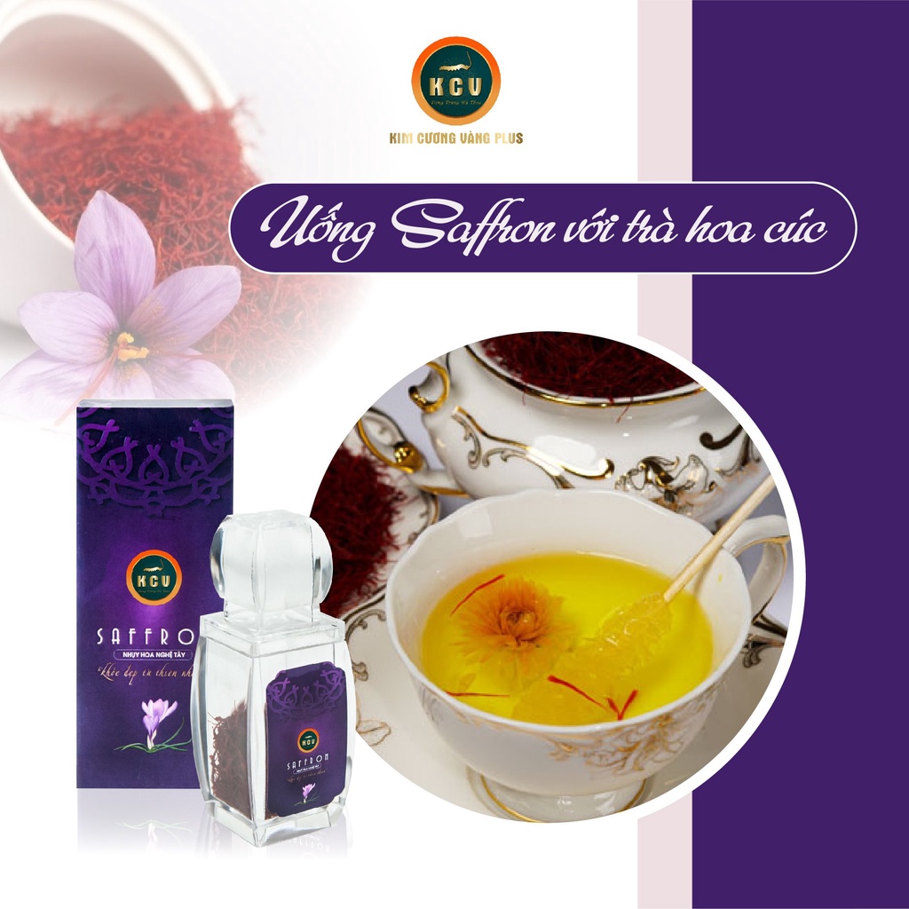Combo Đông Trùng Hạ Thảo + Nhụy Hoa Nghệ Tây Kim Cương Vàng  - Tặng 1 Hộp Mặt Nạ C13