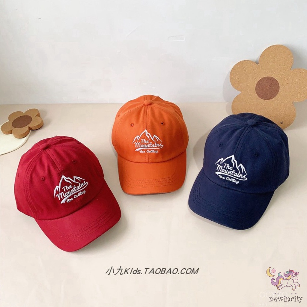 Mũ Lưỡi Trai Thêu Chữ Phong Cách Hàn Quốc Cho Bé