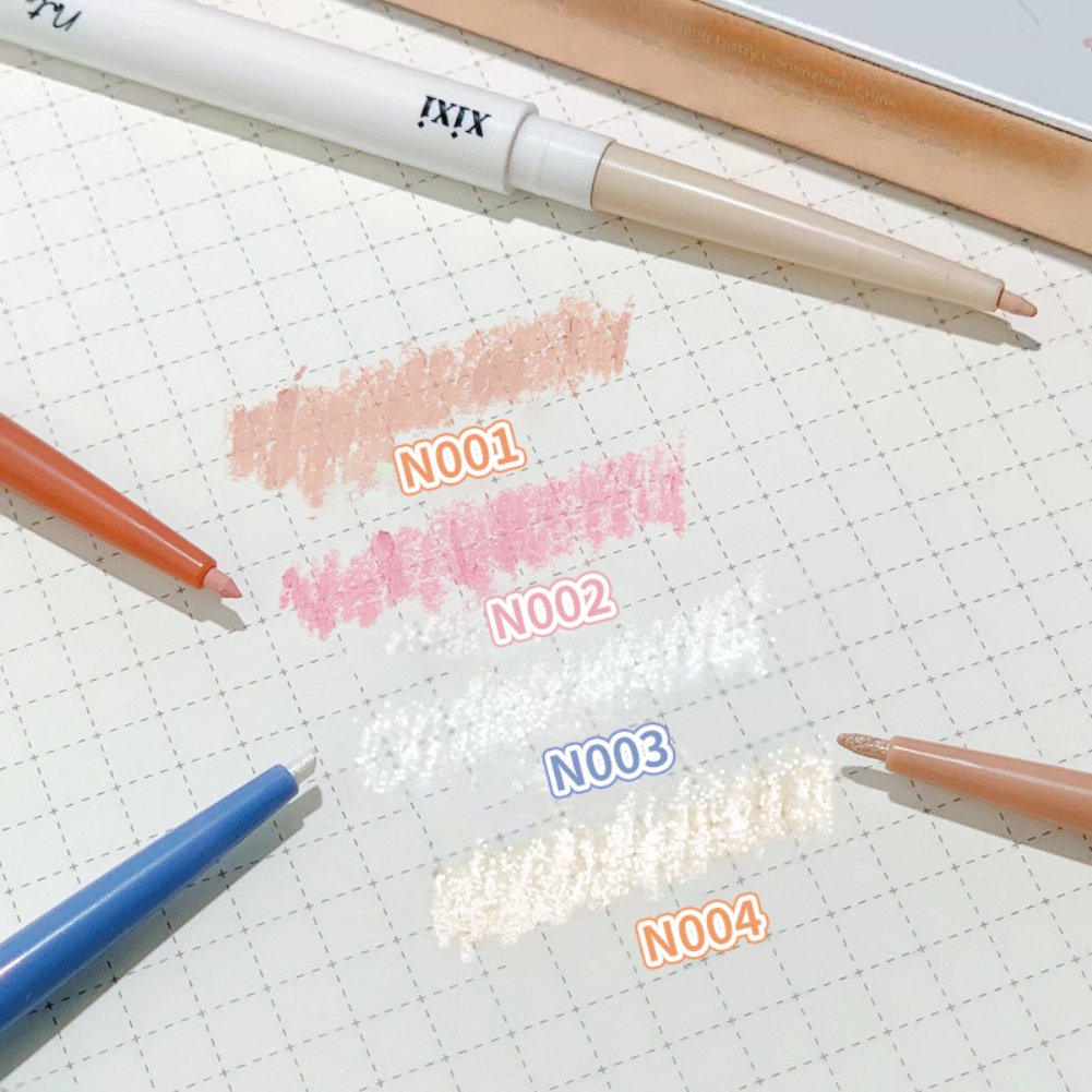 Có Hàng Xixi Bút Tằm Nằm Màu Ngọc Trai Bút Có Độ Bóng Cao Bút Kẻ Mắt Sáng Màu Hồng Nude Màu Bạc Sáng Thanh Toán Khi Nhận Hàng