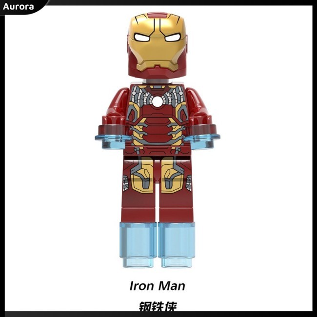 Đồ Chơi Lắp Ráp Lego Nhân Vật Siêu Anh Hùng Marvel Thor Loki Hela Odin Iron Man Spiderman