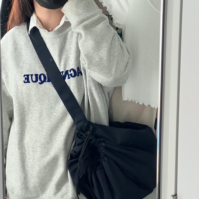 JAMIE BAG - Túi đeo chéo rút dây unisex Poési