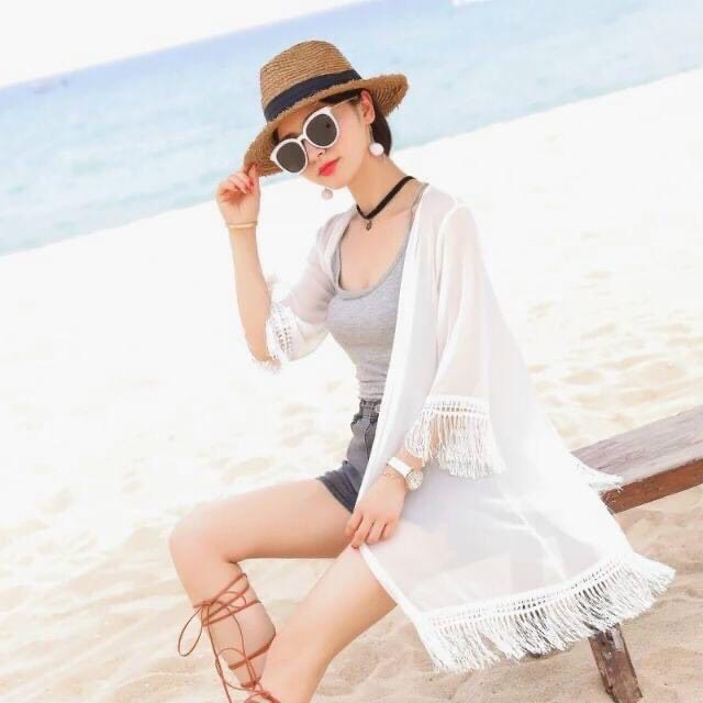 Áo Choàng  Nữ Đi Biển Ren Đẹp HA BIKINI M33 | BigBuy360 - bigbuy360.vn