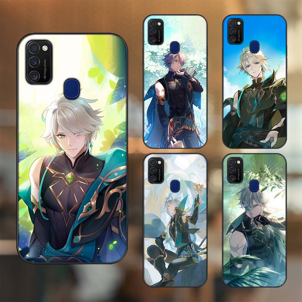 Ốp lưng Samsung M21, M30S viền đen in hình Alhaitham Genshin Impact