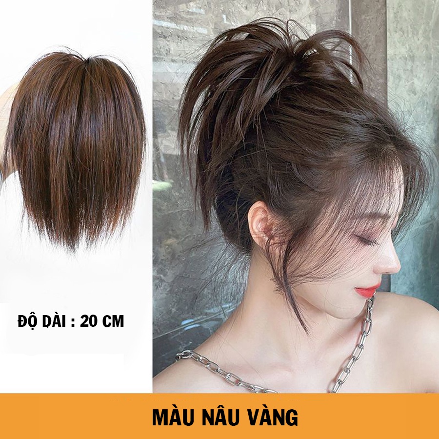Tóc búi cao, búi nụ, búi đuôi gà, phong cách Hàn Quốc