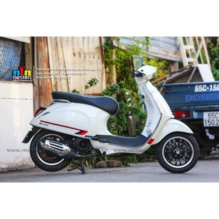 Tem Vespa Sprint  (Trắng)