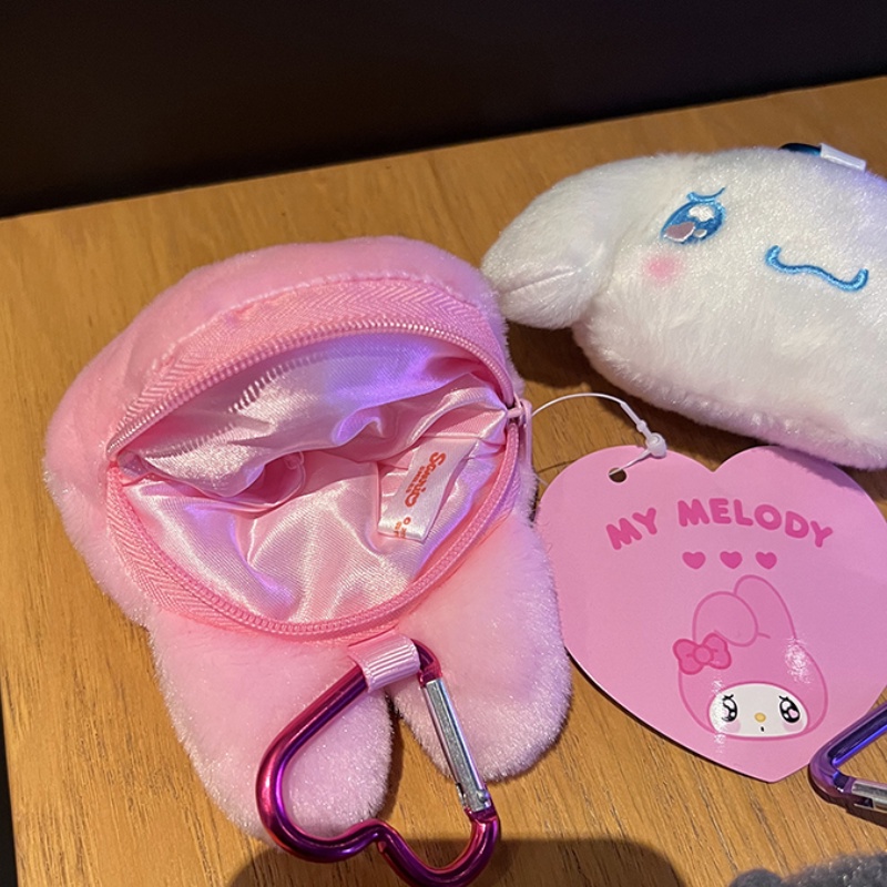 SANRIO Túi Đựng Tiền Xu Mini Hình Cinnamoroll Melody Nhồi Bông Dễ Thương