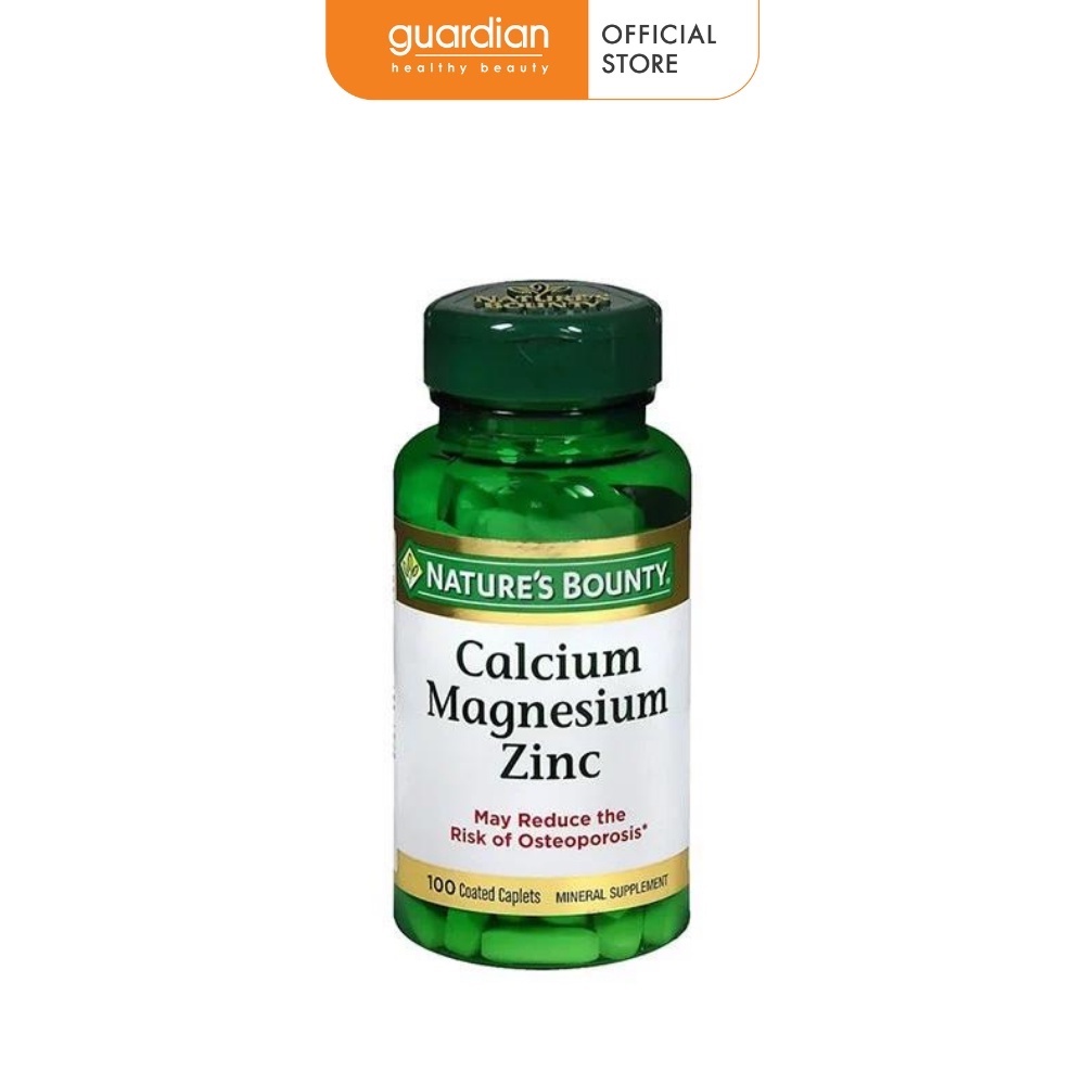 Viên Uống Calcium Magnesium Zinc Nature's Bounty 100 Viên