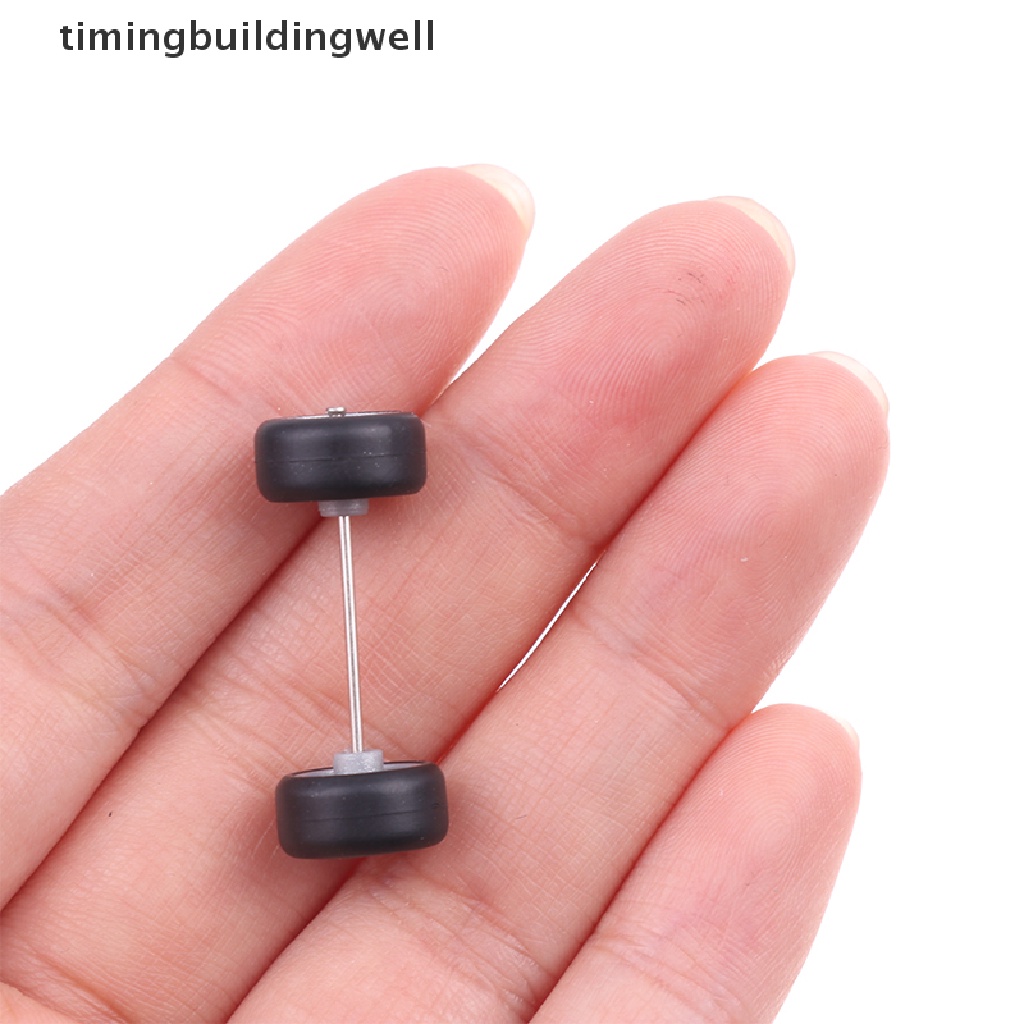 Bộ 4 Bánh Xe Cao Su Tỉ Lệ 1: 64 Dành Cho Mô Hình Xe Hơi