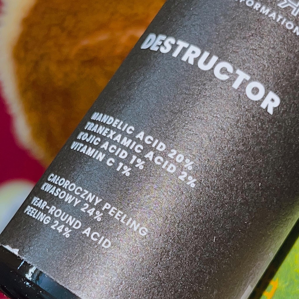 Peel tẩy tế bào chết, làm mịn và sáng da Destructor