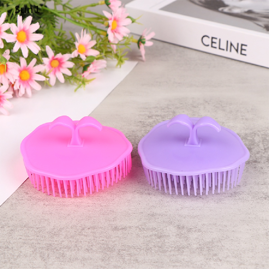 1 Bàn Chải Massage Da Đầu Cầm Tay Tiện Lợi