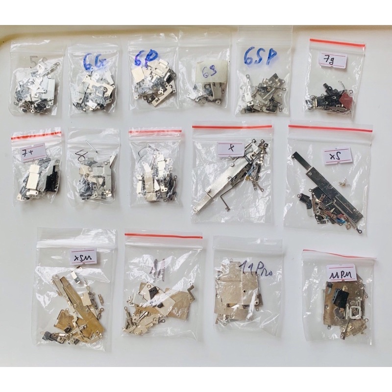 Bộ Nẹp đầy đủ từ 5S, 6G, 6S, 6Plus, 6SPlus, 7G, 7Plus, 8G, 8Plus, X, Xs, Xsmax, 11, 11Pro, 11Promax