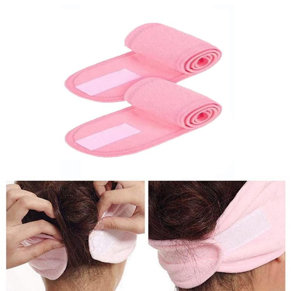 OSIER1 Băng Đô Cài Tóc Bằng Sợi Microfiber Thấm Hút Nước Màu Trắng Mềm Mại Tiện