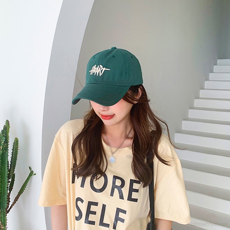 Mũ Lưỡi Trai Thêu Chữ Phong Cách Retro