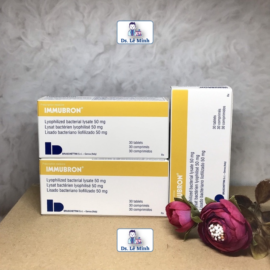 IMUBRON - Tăng đề kháng, miễn dịch phòng tránh nhiễm khuẩn hô hấp nhập khẩu Italia