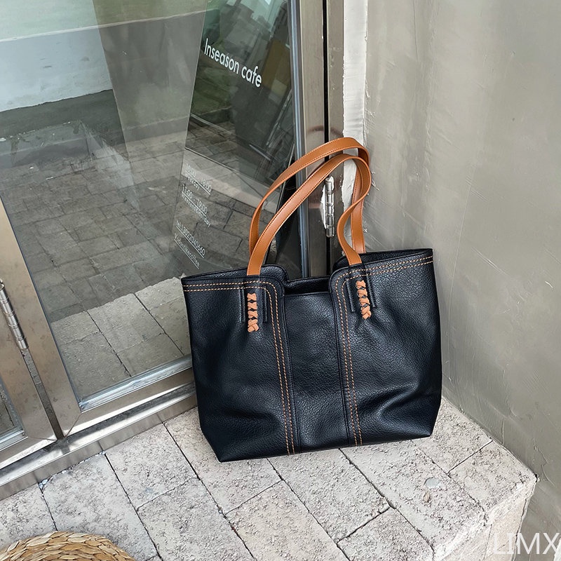 Túi xách tay LIMX OASIS da PU sức chứa lớn thiết kế sang trọng thời trang dành cho nữ