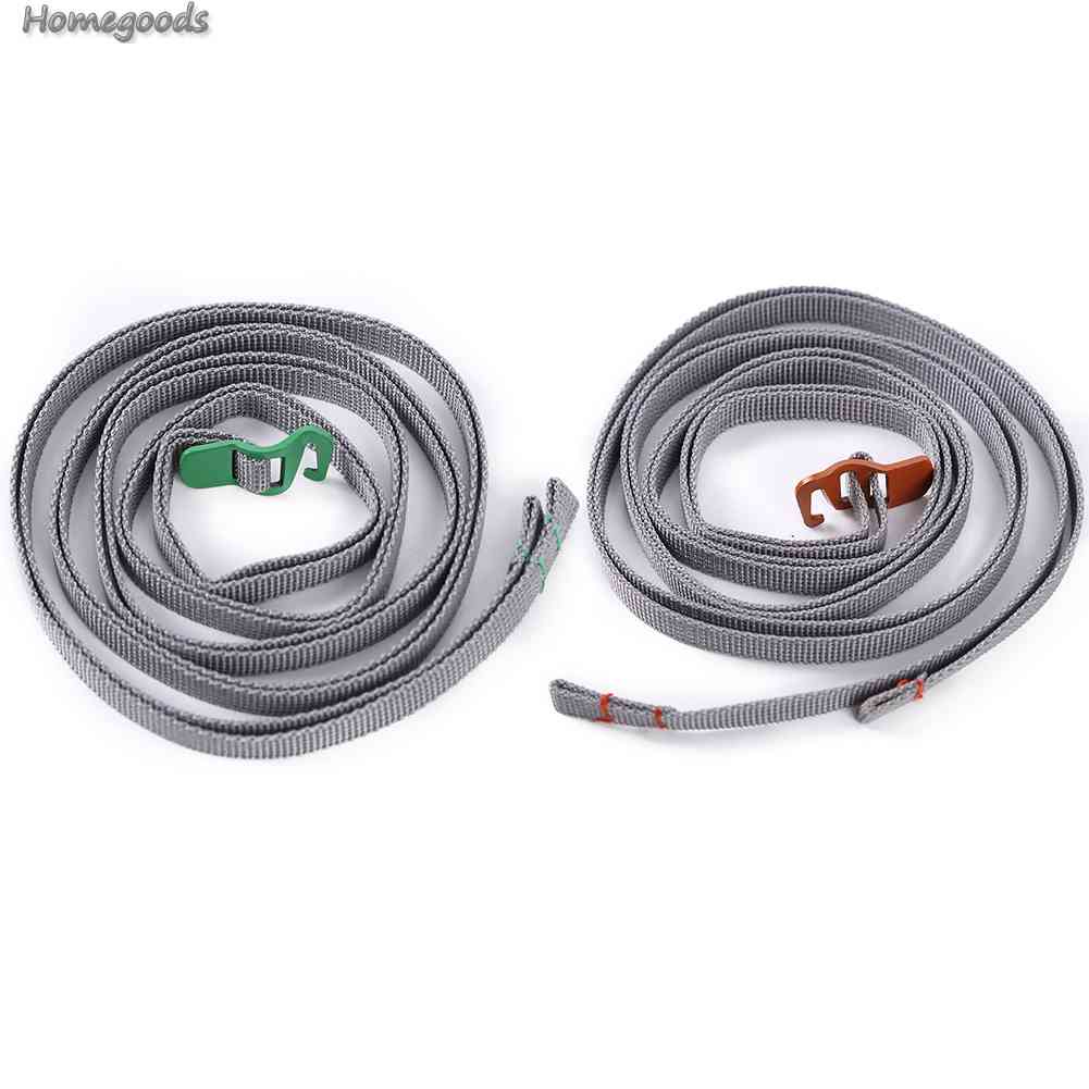 Bộ 2 Dây Đai Buộc Hành Lý Có Khóa Cài Tiện Dụng Mang Theo Du Lịch / Cắm Trại