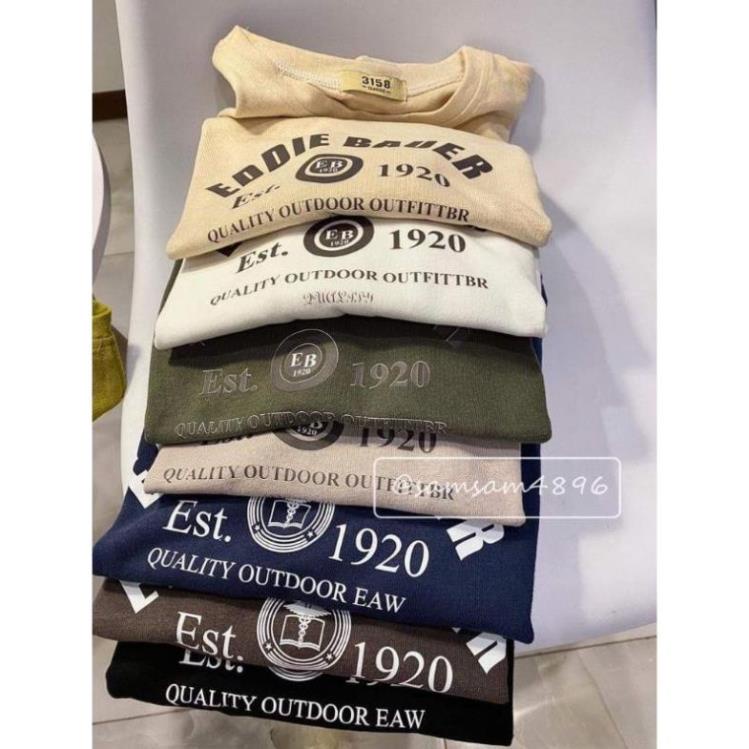 [ Rẻ Vô Địch ] Áo Phông 3158 Cotton Khô Form Rộng Nam Nữ Unisex EDDIE