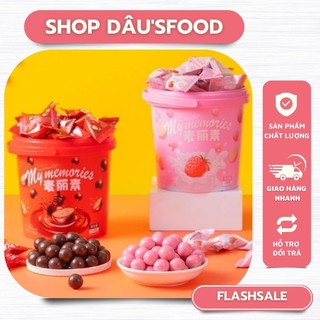 Kẹo socola xô My Memories Dâu/ Socola 168g