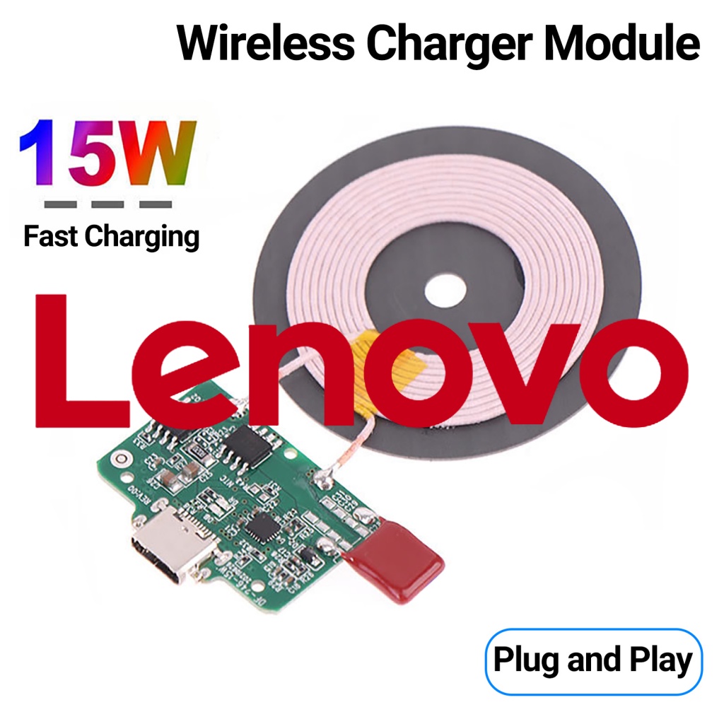 Bảng Mạch Sạc Nhanh Không Dây Qi Cổng Type-C 15W Cho Điện Thoại Di Động