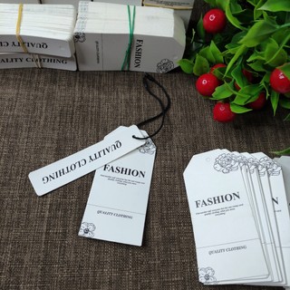 [100 CẶP] Tag Cặp Fashion Đen MS162