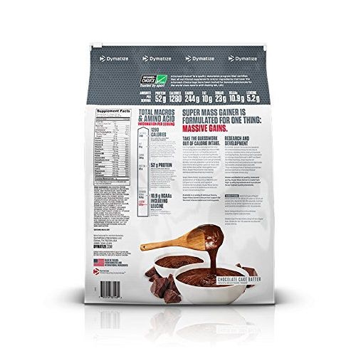 Sữa tăng cân, tăng cơ Dymatize Super Mass Gainer, 12 Lbs  nhập khẩu Mỹ - Gymstore