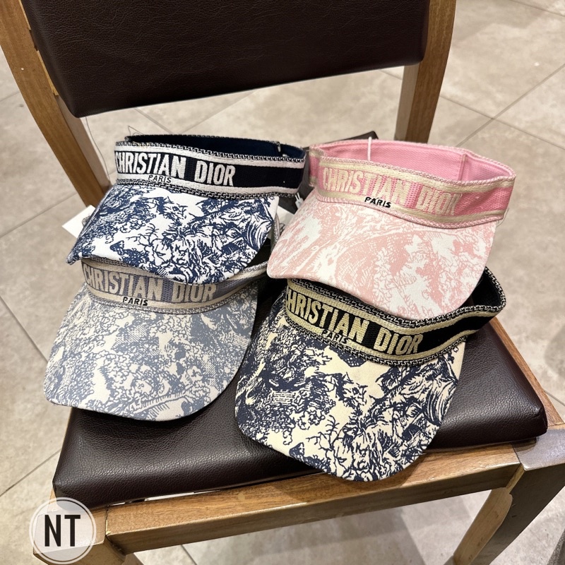 Mũ hở chóp Dio hoạ tiết, thiết kế thời trang, hàng quảng châu cao cấp ms12255