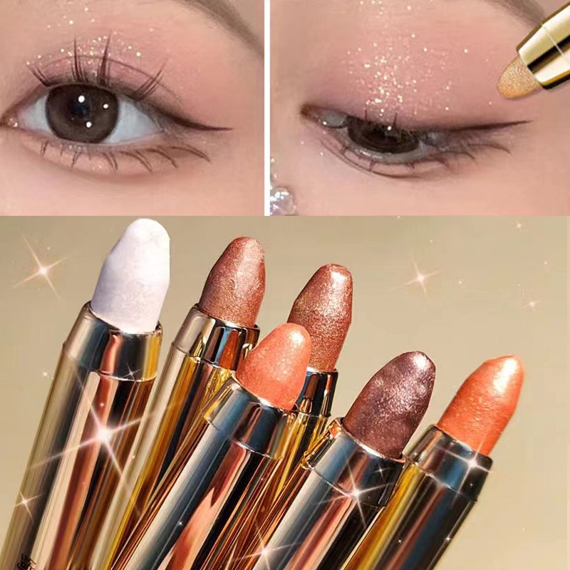 Phấn Mắt Dạng Thỏi Hai Đầu 2 Trong 1 Ánh Ngọc Trai Lấp Lánh Không Thấm Nước Lâu Trôi