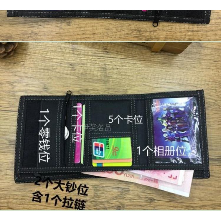 Ví Ngắn Bằng Vải Siêu Mỏng Thiết Kế Độc Đáo Thời Trang Cho Nam Và Nữ