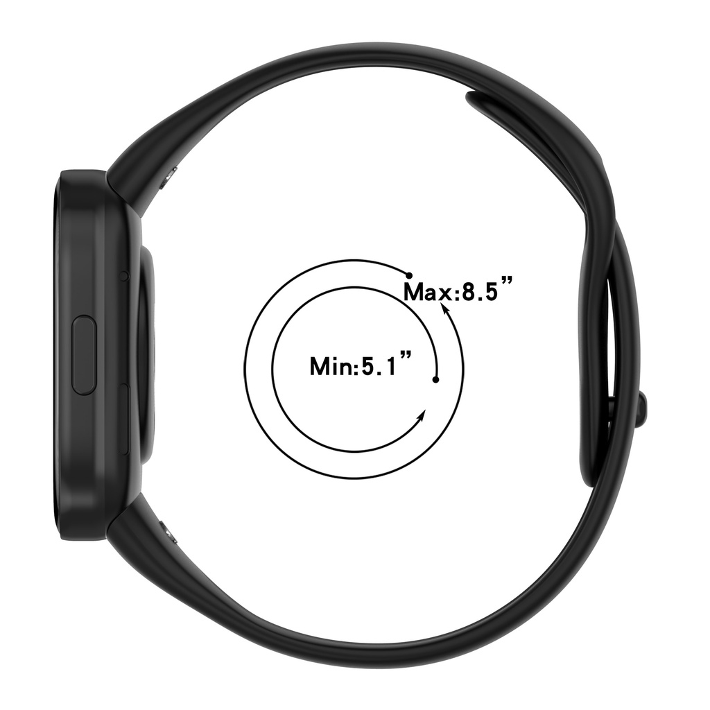 Dây Đeo Silicone Thay Thế Cho Đồng Hồ Thông Minh Redmi Watch 3 Xiaomi Redmi3