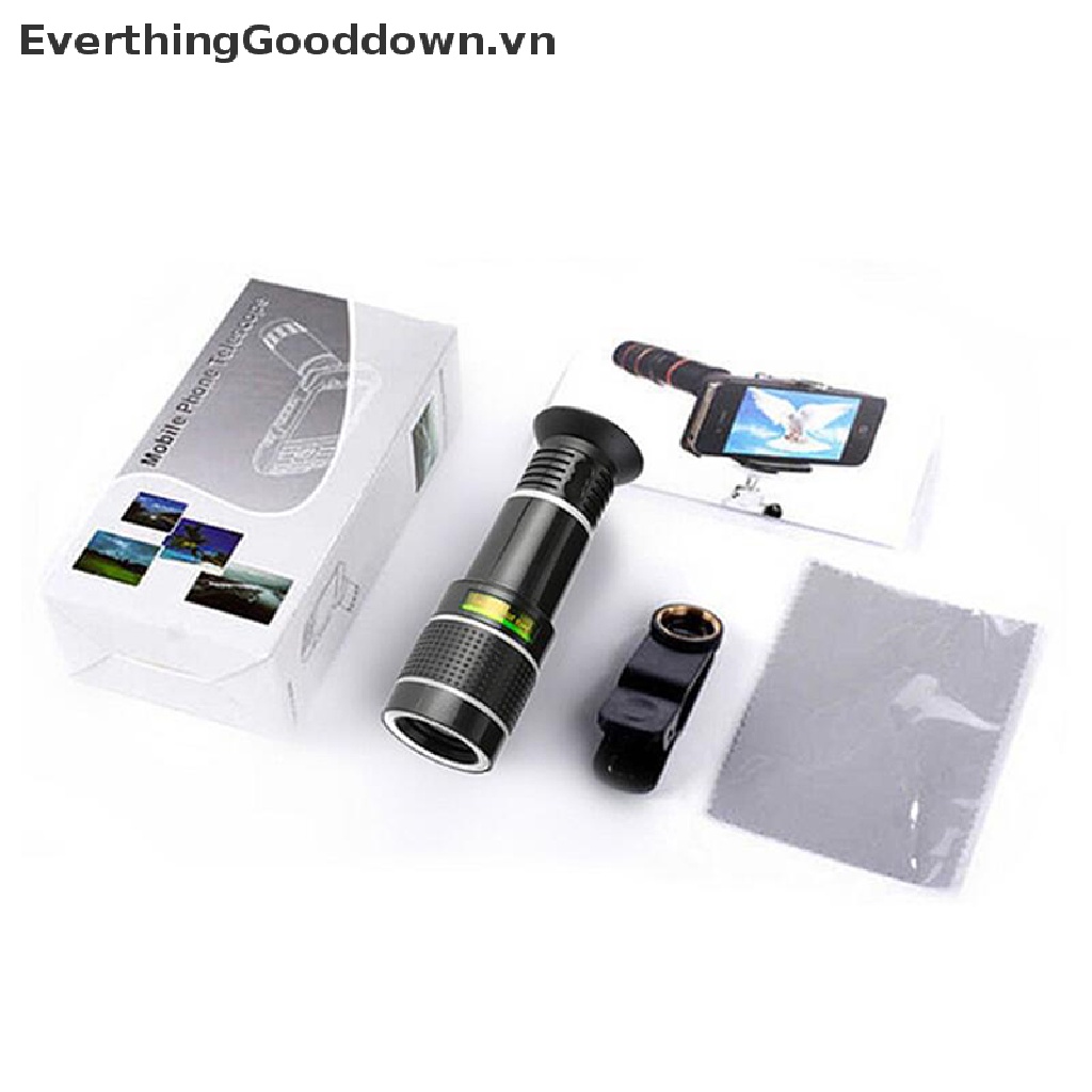 Ống Kính Phóng To 20x HD Có Kẹp Tiện Dụng Cho Điện Thoại Thông Minh