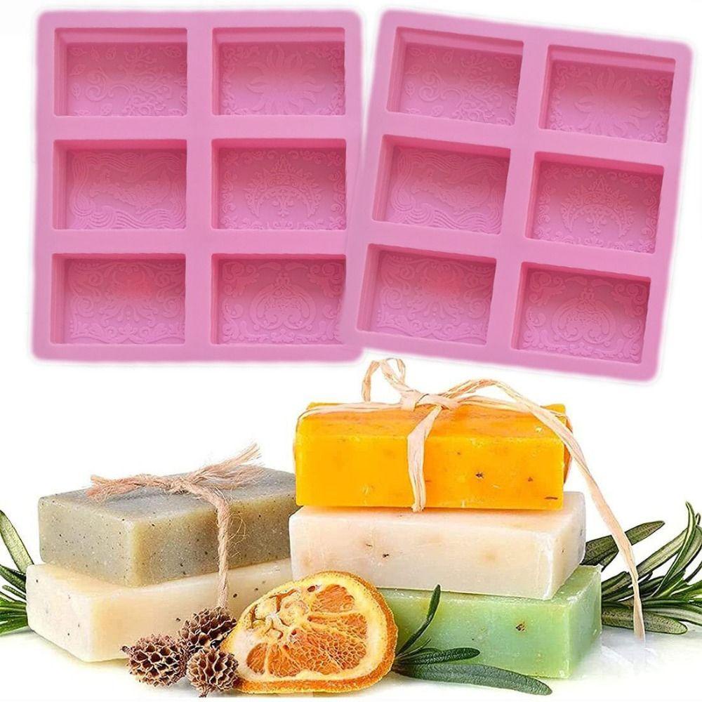 Epoch Khuôn Silicon Làm Xà Phòng Thơm 6 Ngăn DIY