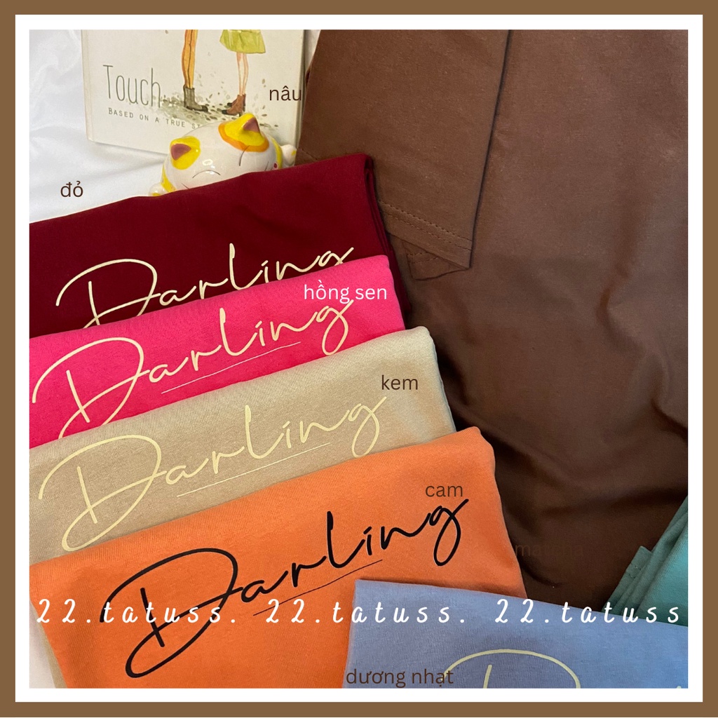 Áo thun cotton khô mát mẻ Darling