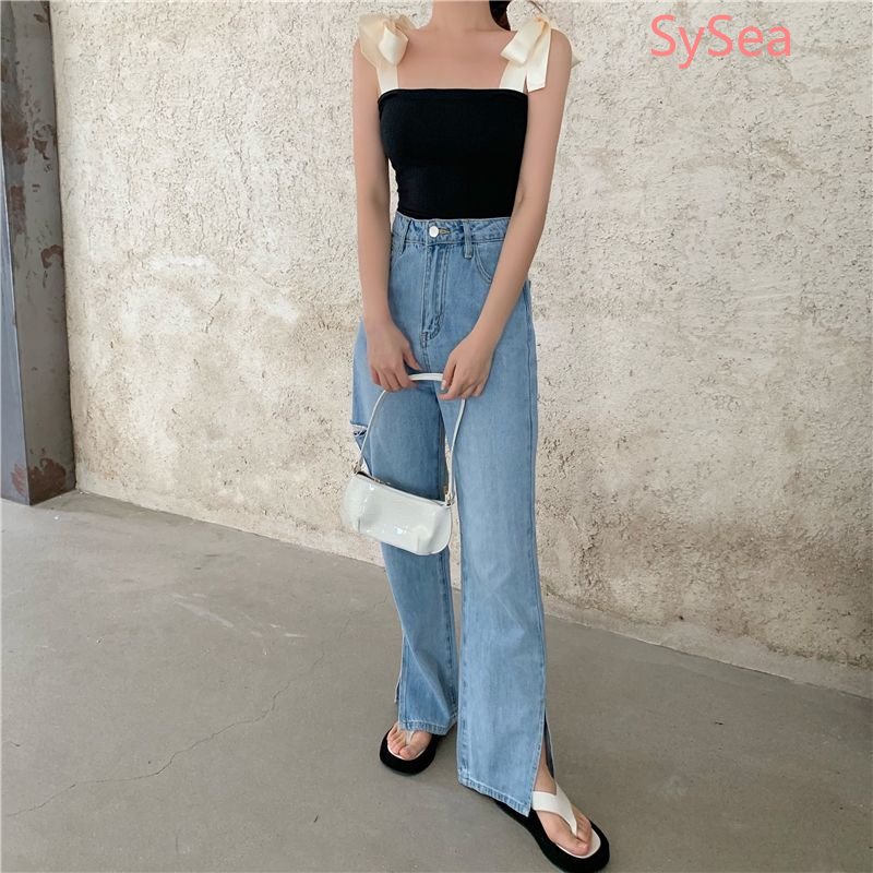 Áo Hai Dây Sát Nách Đính Nơ Quyến Rũ Cho Nữ