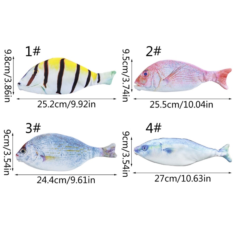 Bóp Viết In Hình Cá Dễ Thương Sức Chứa Lớn Cho Học Sinh