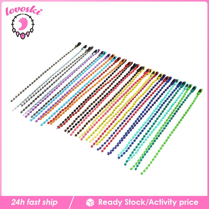 Set 100 Hạt Cườm Xỏ Lỗ Dùng Để Làm Trang Sức Thủ Công