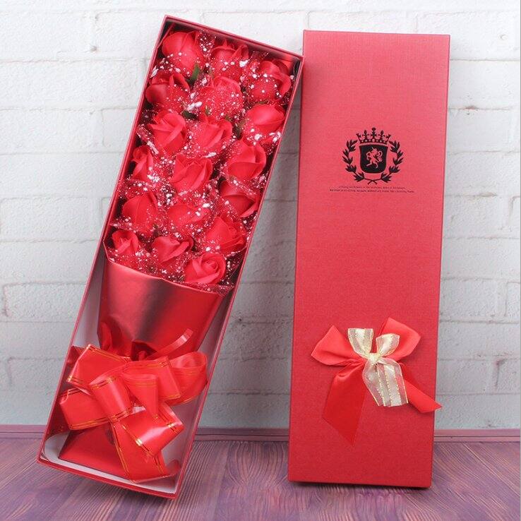 🌹Hộp Hoa Hồng 18 Bông Kim Tuyến quà tặng ngày Lễ Tình Nhân 💝 Valentine 14 tháng 2 , ngày Lễ Kỷ niệm , Sinh Nhật