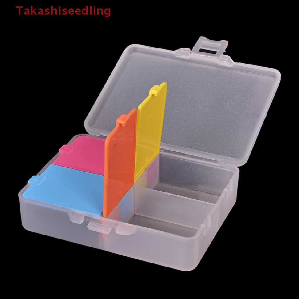 (Takashiseling) Hộp Đựng Thuốc 4 Ngăn Gấp Lại Được Dễ Thương Sáng Tạo